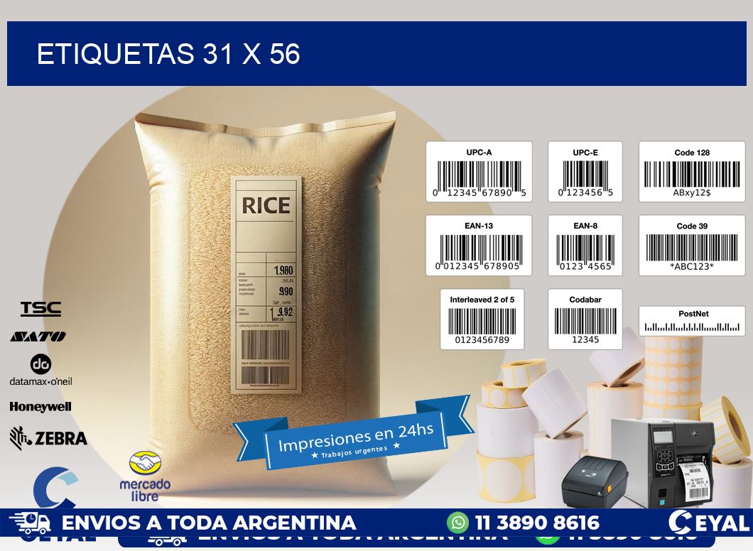 ETIQUETAS 31 x 56