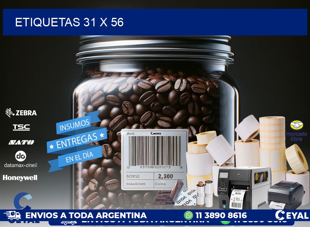ETIQUETAS 31 x 56