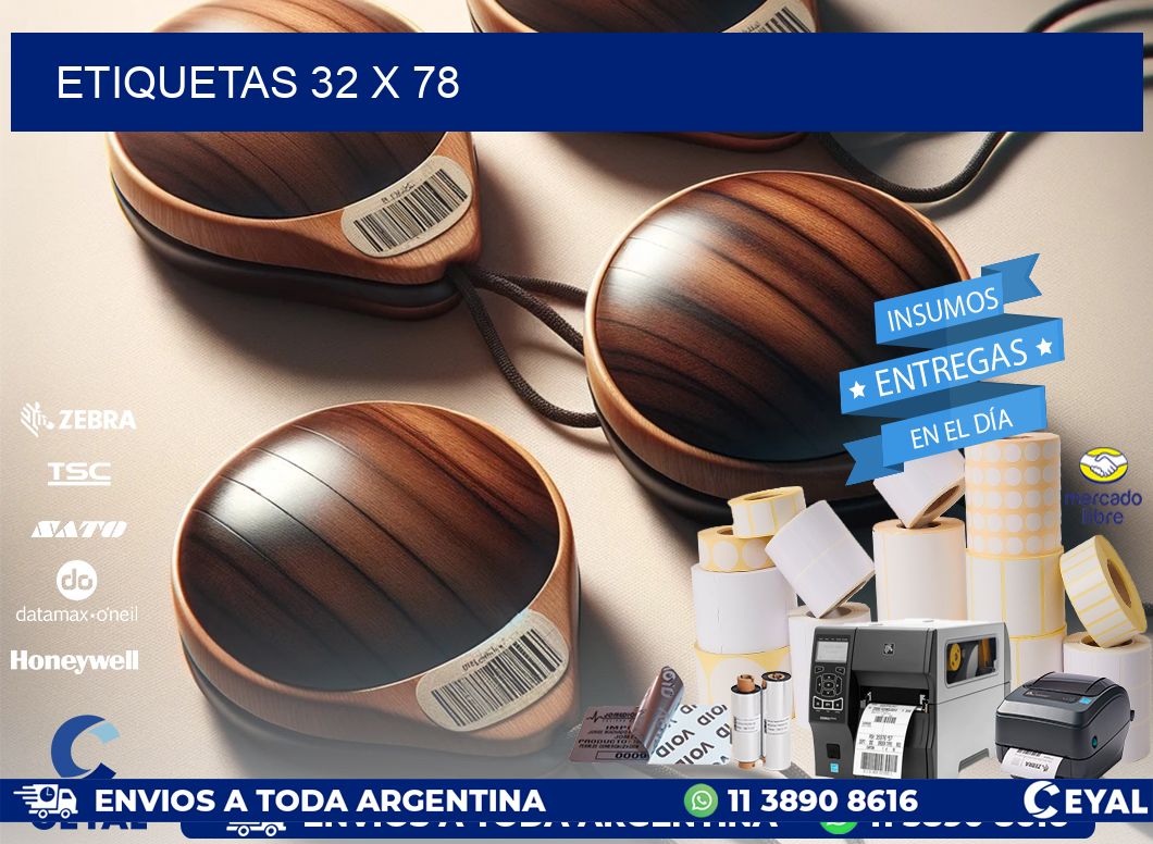 ETIQUETAS 32 x 78