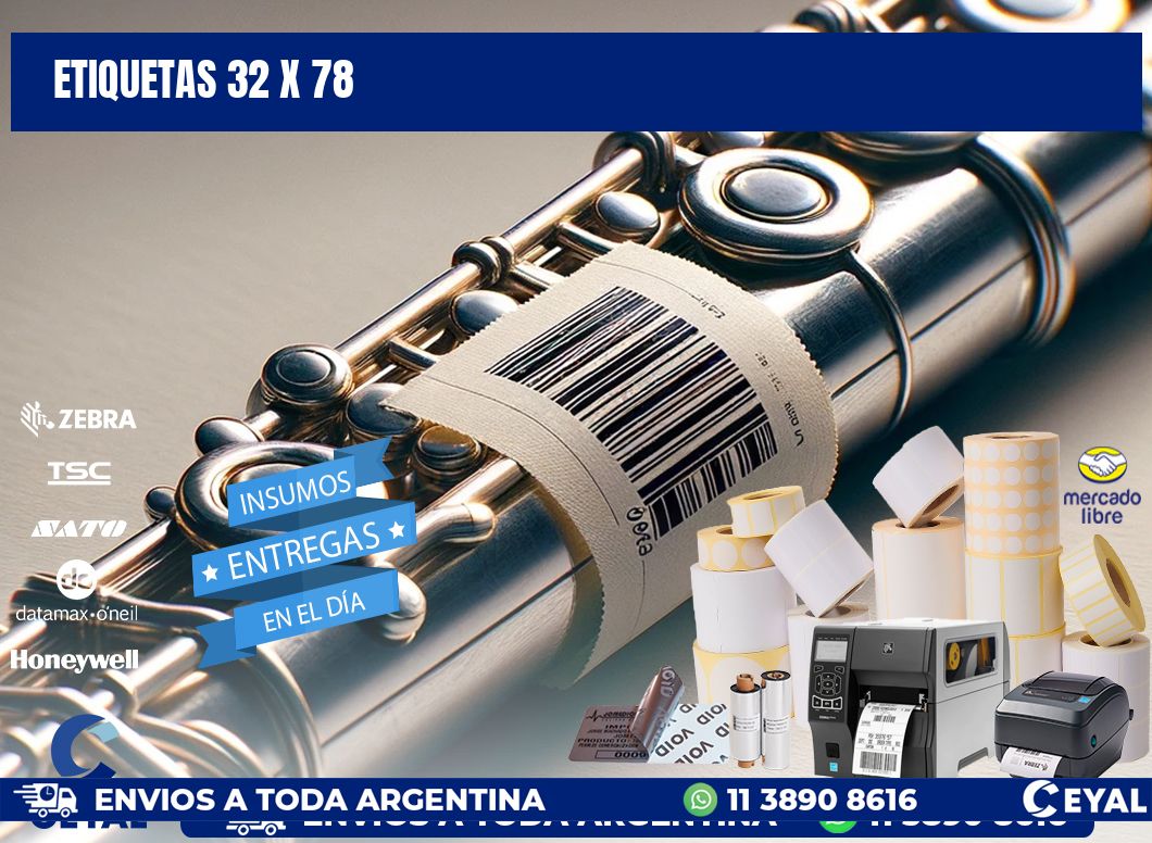 ETIQUETAS 32 x 78