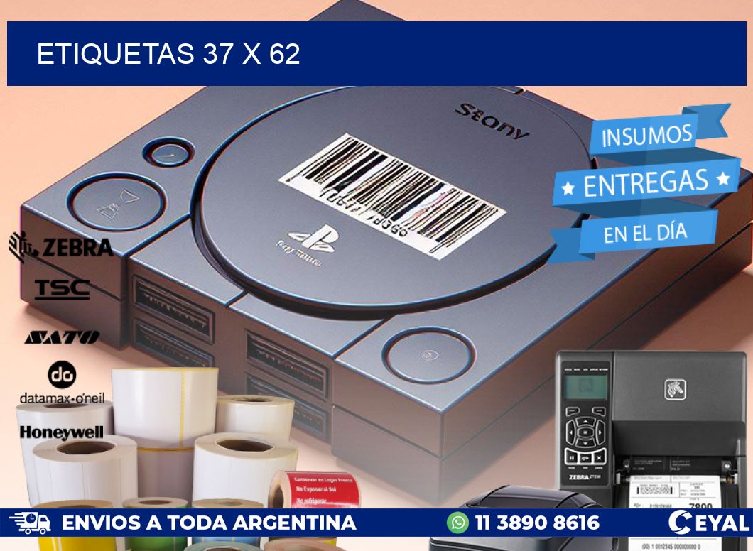 ETIQUETAS 37 x 62