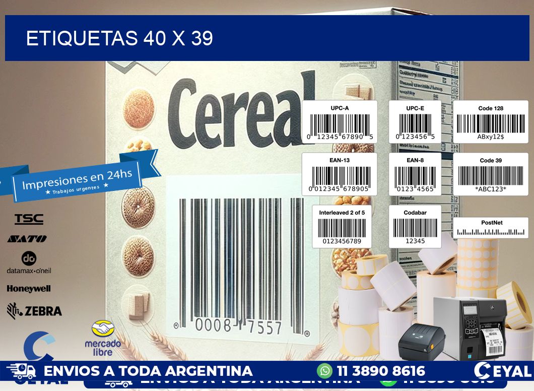 ETIQUETAS 40 x 39