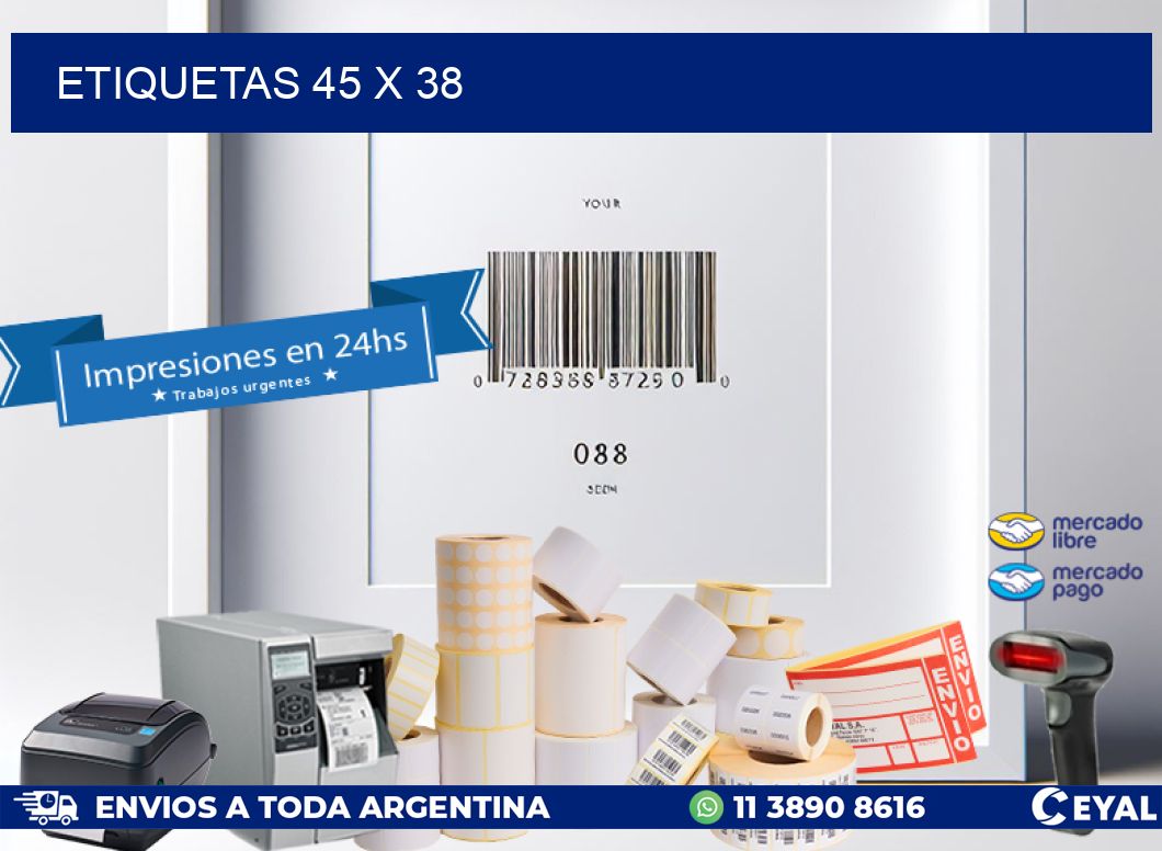 ETIQUETAS 45 x 38