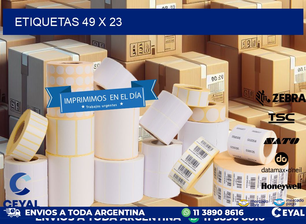 ETIQUETAS 49 x 23