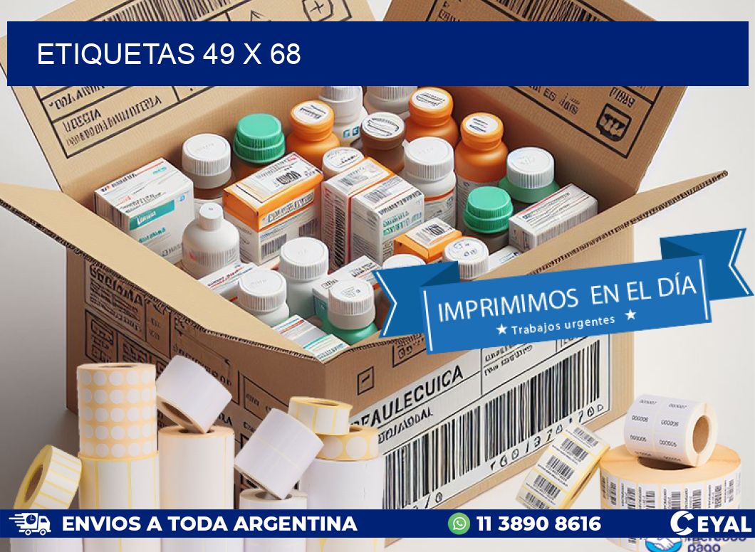 ETIQUETAS 49 x 68