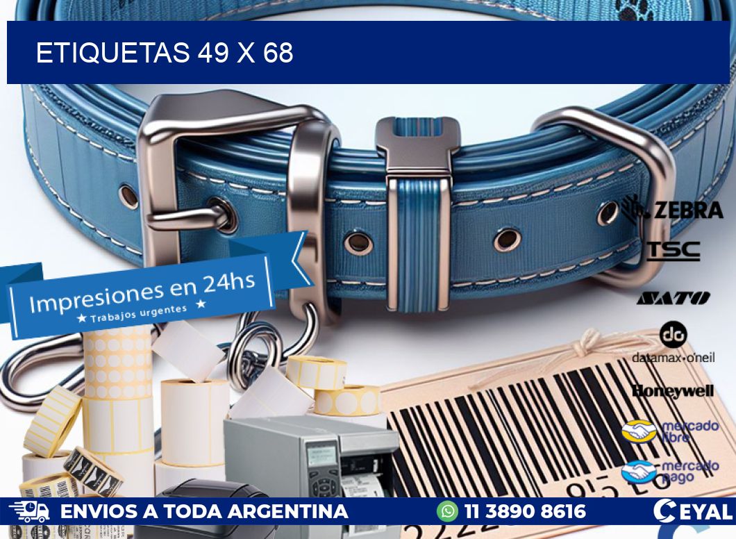 ETIQUETAS 49 x 68