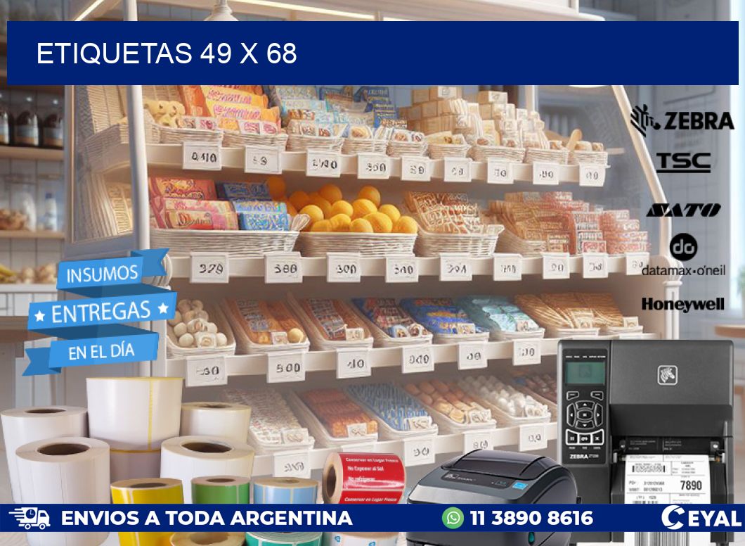 ETIQUETAS 49 x 68