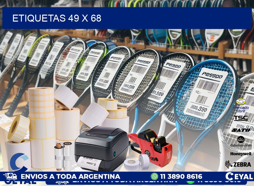 ETIQUETAS 49 x 68