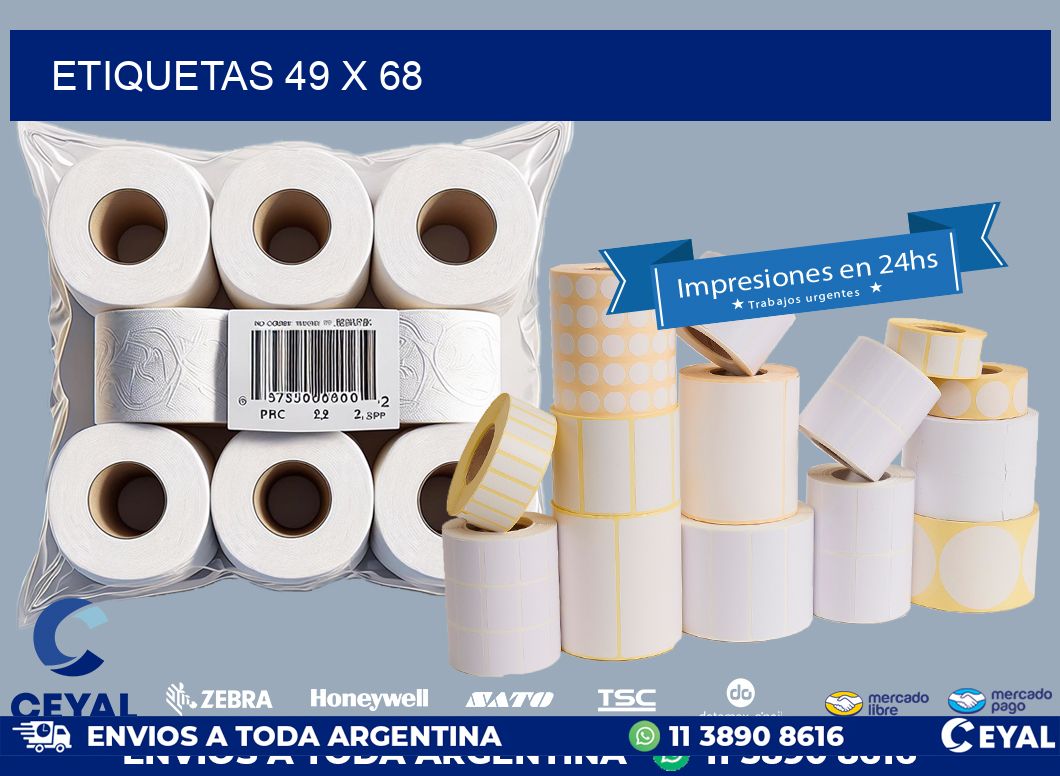 ETIQUETAS 49 x 68