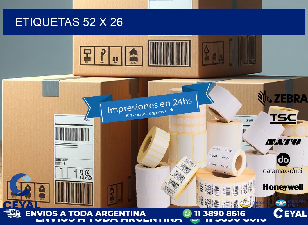 ETIQUETAS 52 x 26