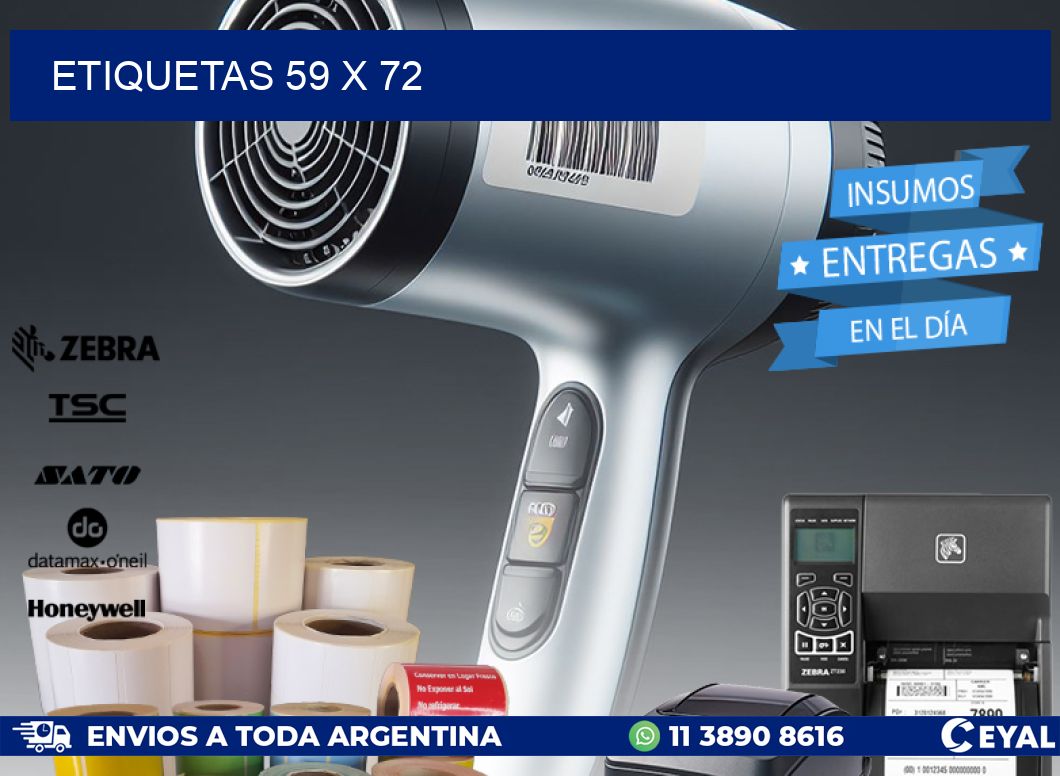 ETIQUETAS 59 x 72