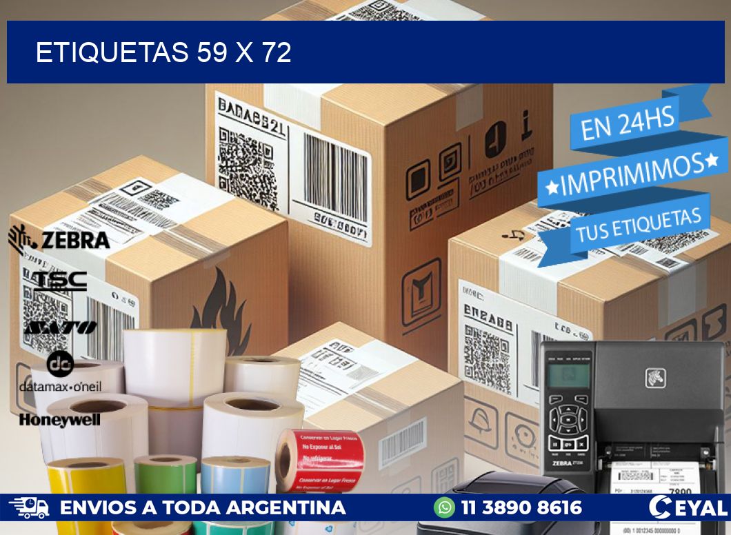 ETIQUETAS 59 x 72