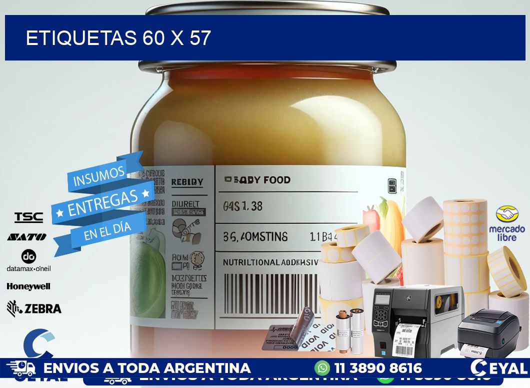 ETIQUETAS 60 x 57