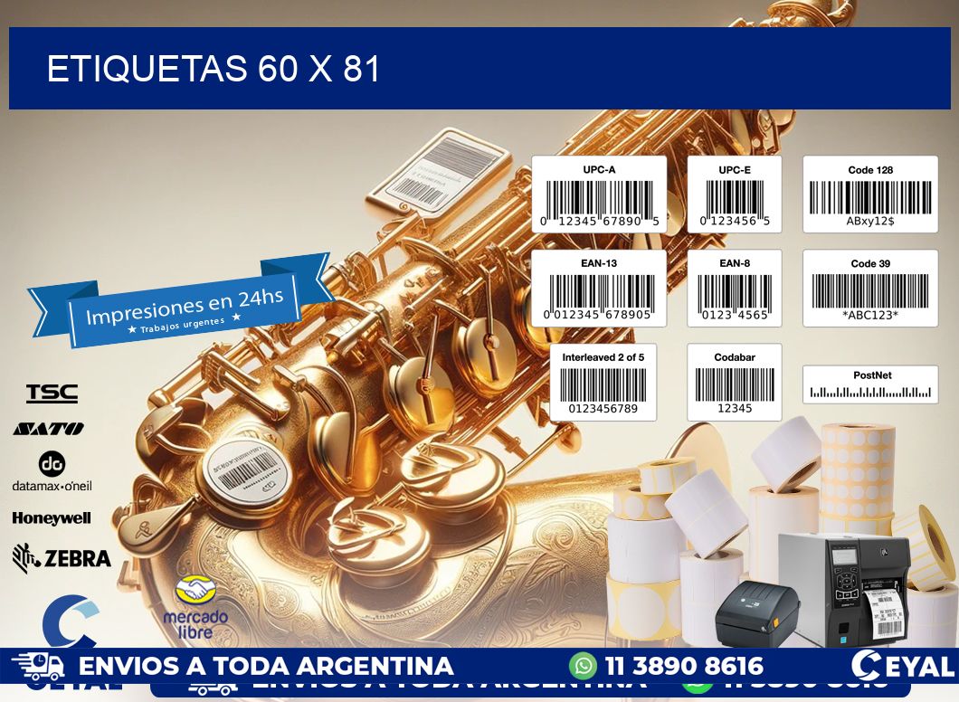 ETIQUETAS 60 x 81
