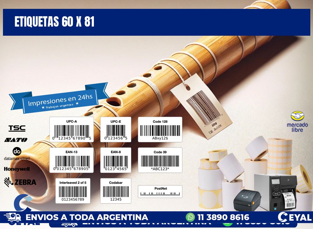 ETIQUETAS 60 x 81