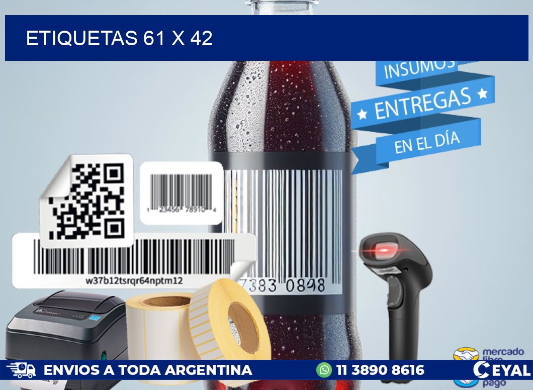 ETIQUETAS 61 x 42