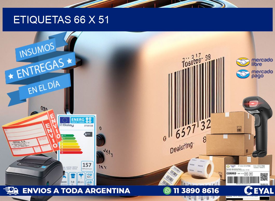 ETIQUETAS 66 x 51
