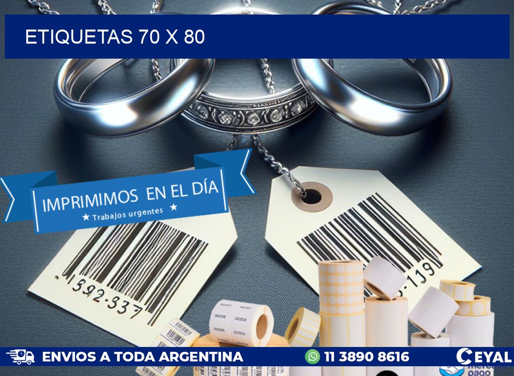 ETIQUETAS 70 x 80