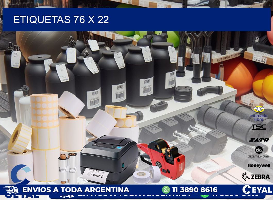 ETIQUETAS 76 x 22