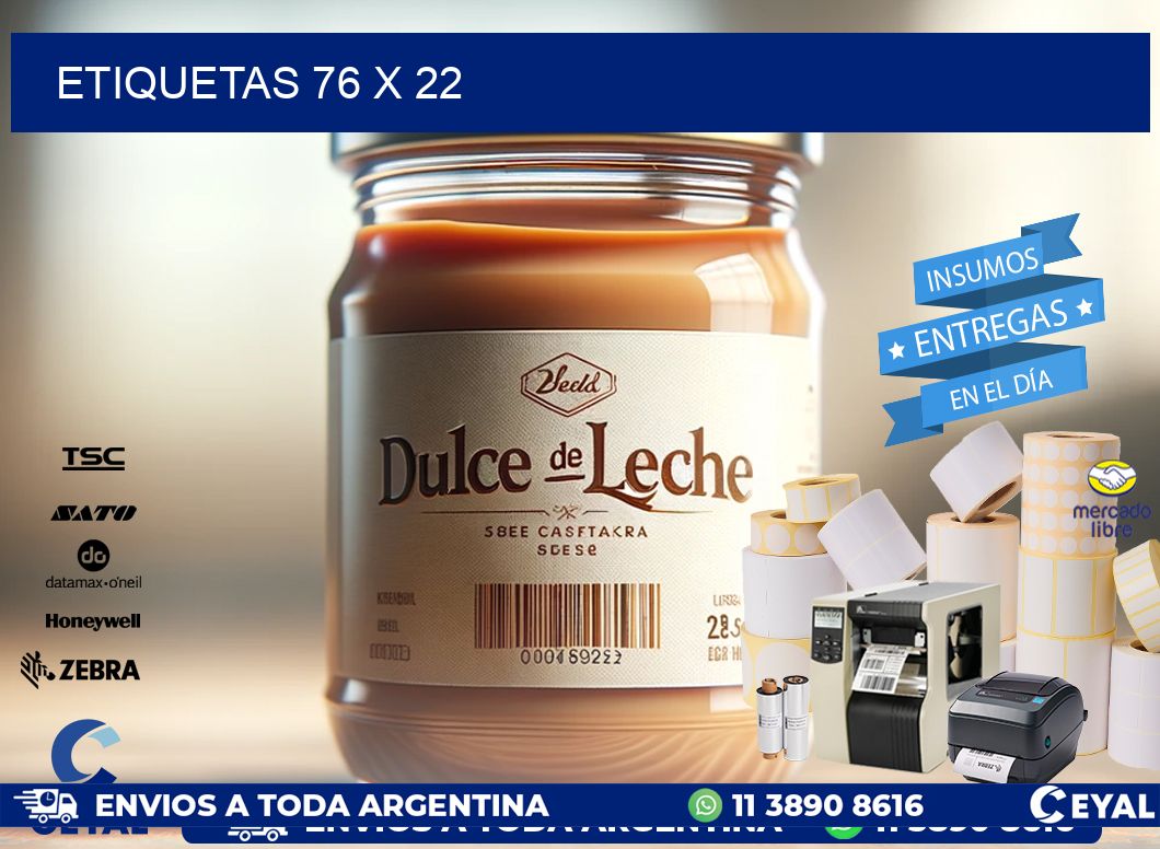 ETIQUETAS 76 x 22