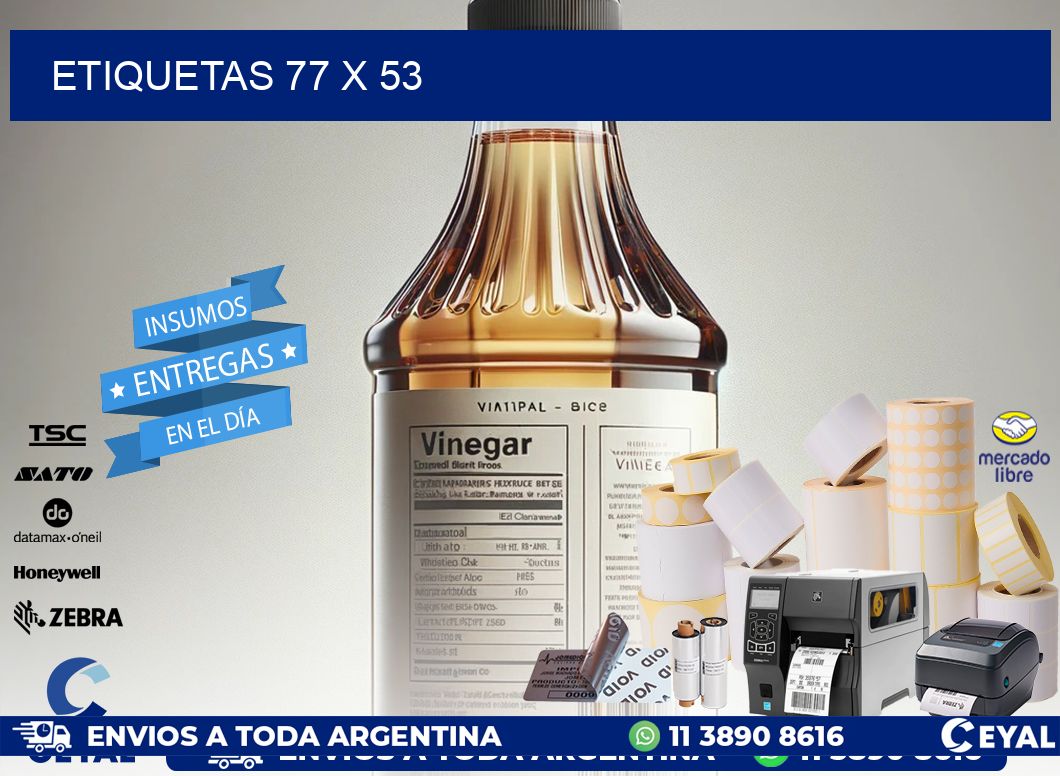 ETIQUETAS 77 x 53