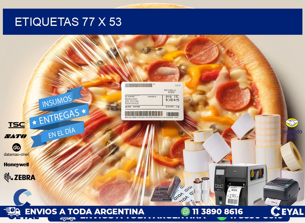 ETIQUETAS 77 x 53