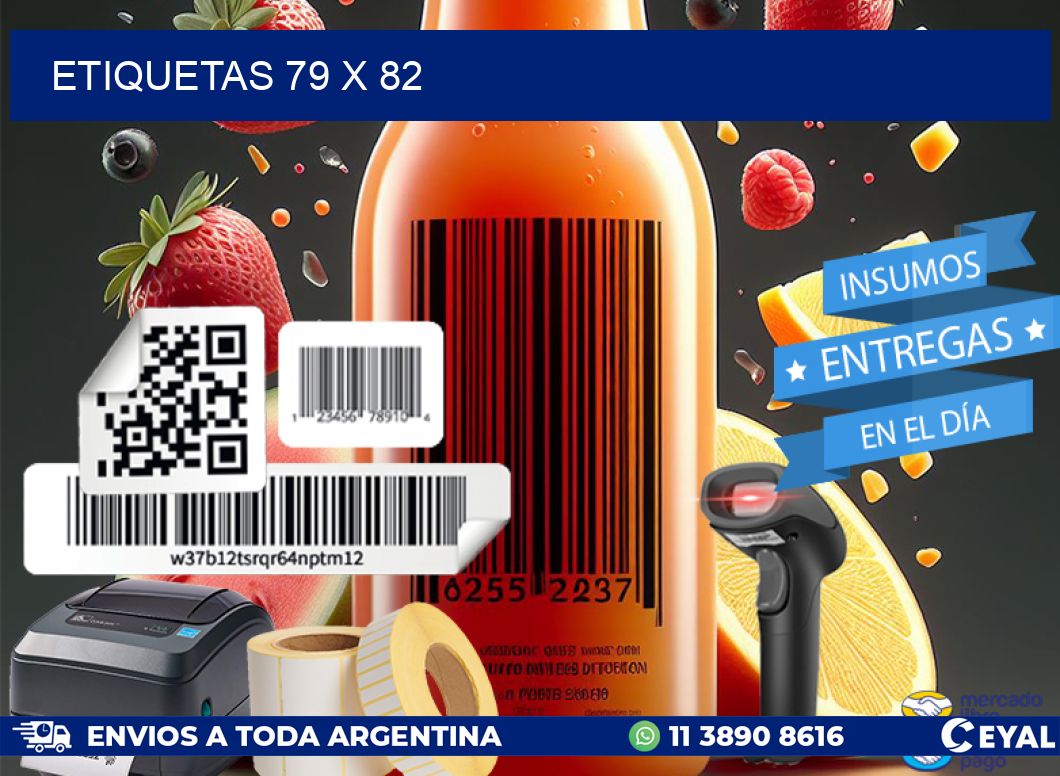 ETIQUETAS 79 x 82