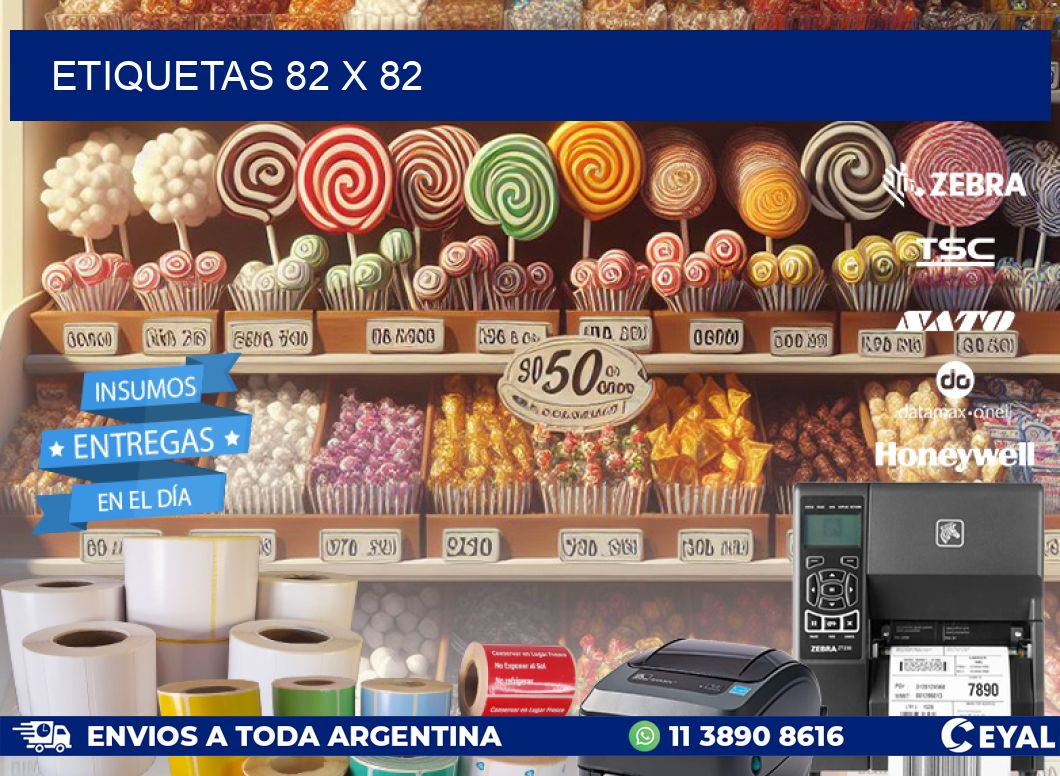 ETIQUETAS 82 x 82