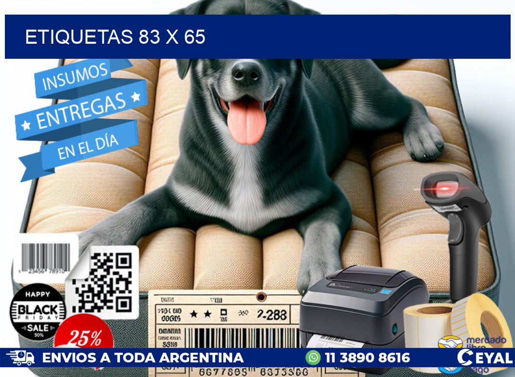 ETIQUETAS 83 x 65
