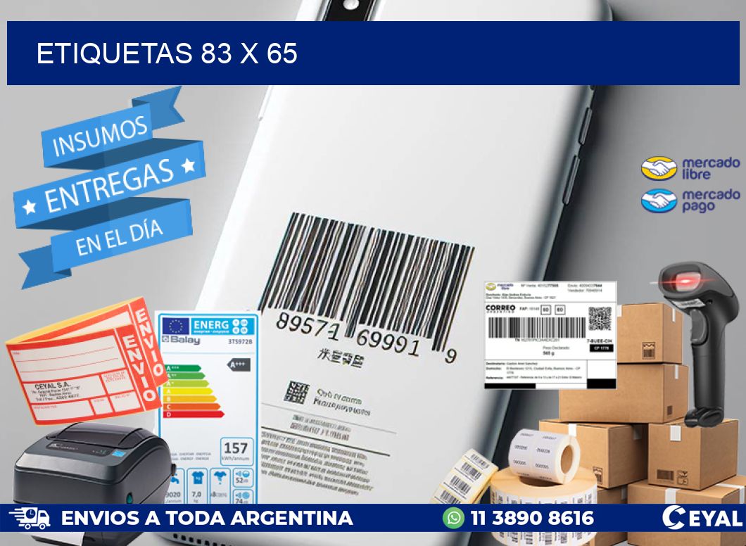ETIQUETAS 83 x 65