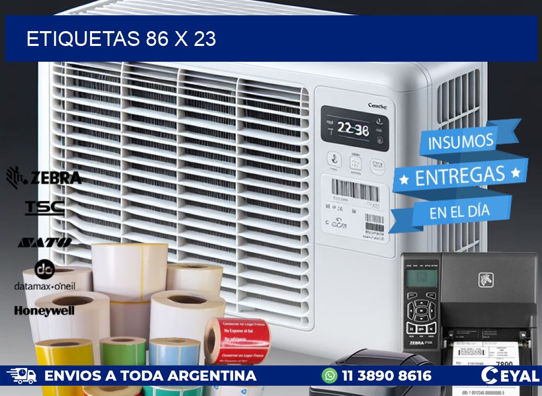 ETIQUETAS 86 x 23