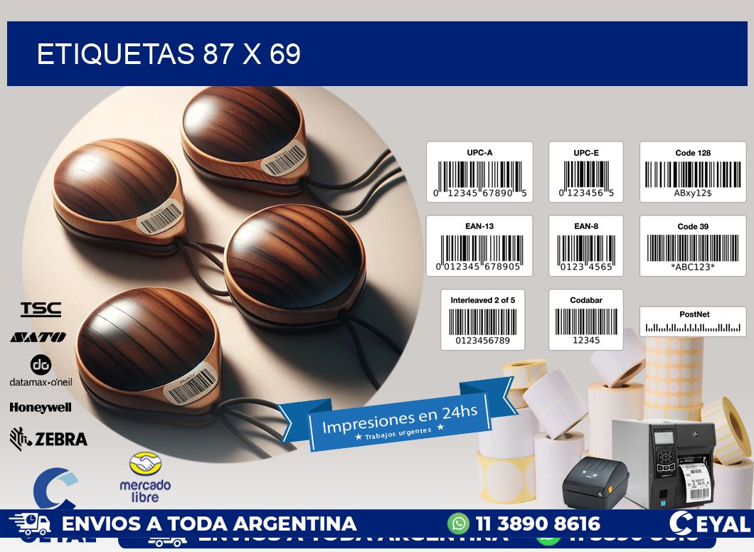 ETIQUETAS 87 x 69