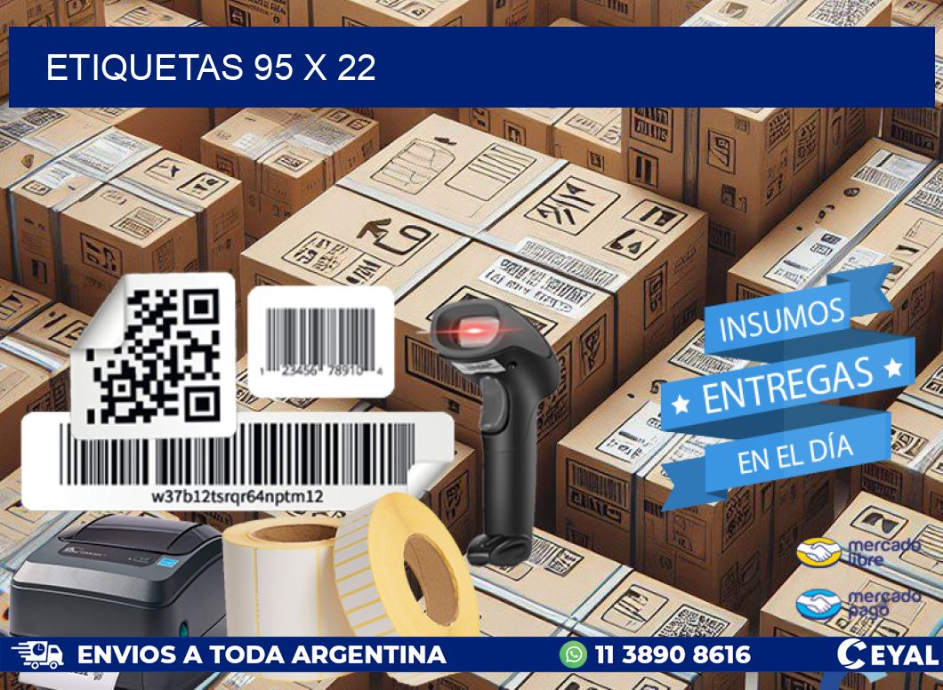 ETIQUETAS 95 x 22
