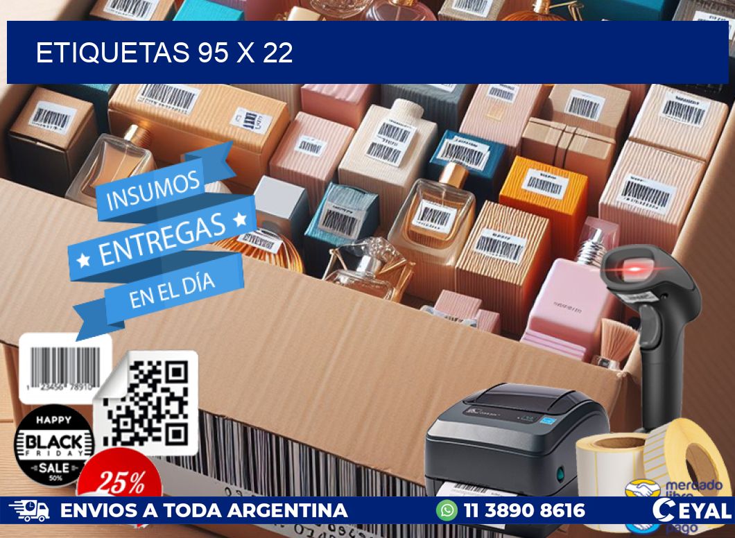ETIQUETAS 95 x 22