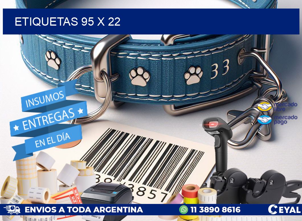 ETIQUETAS 95 x 22
