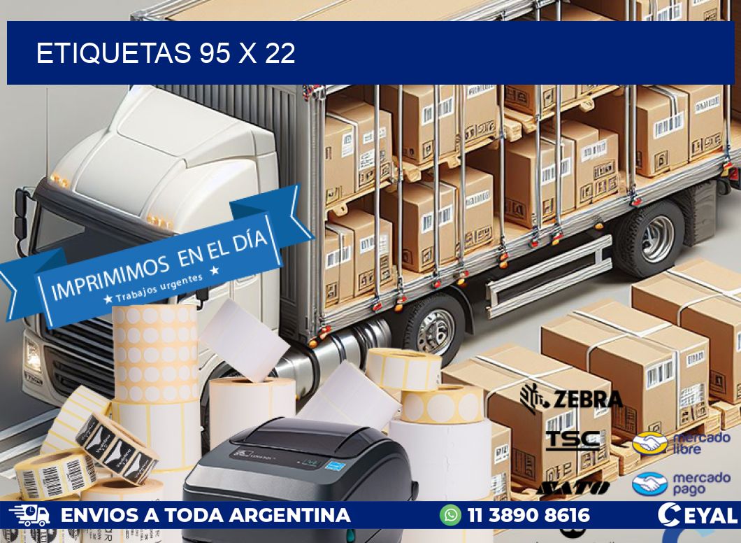 ETIQUETAS 95 x 22