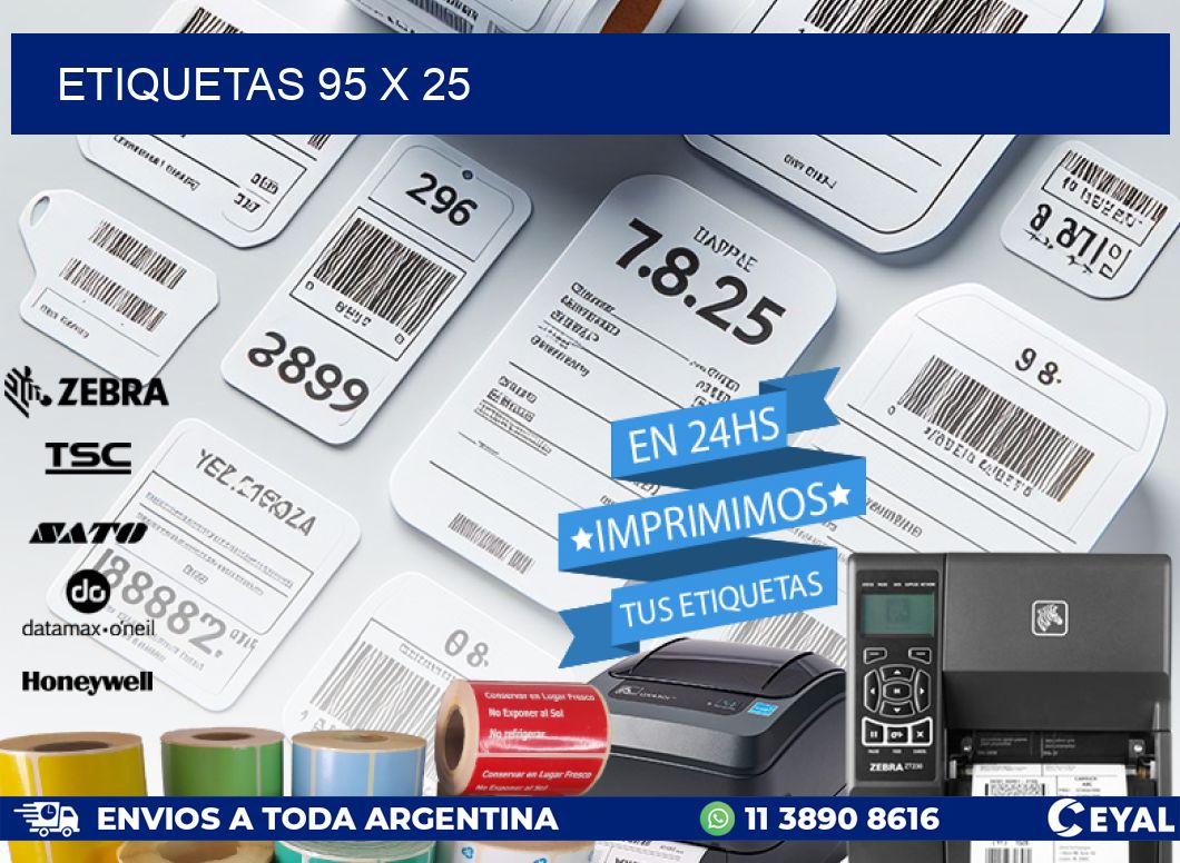 ETIQUETAS 95 x 25