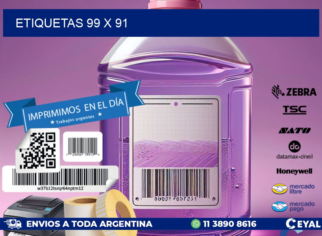ETIQUETAS 99 x 91