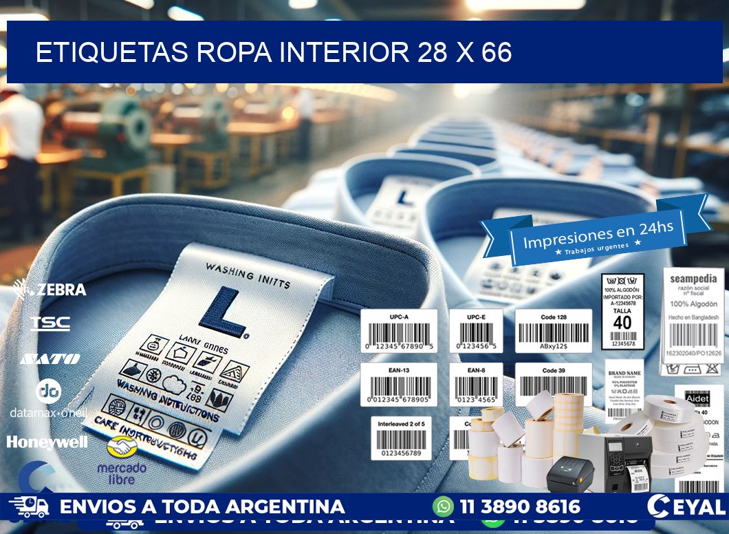 ETIQUETAS ROPA INTERIOR 28 x 66