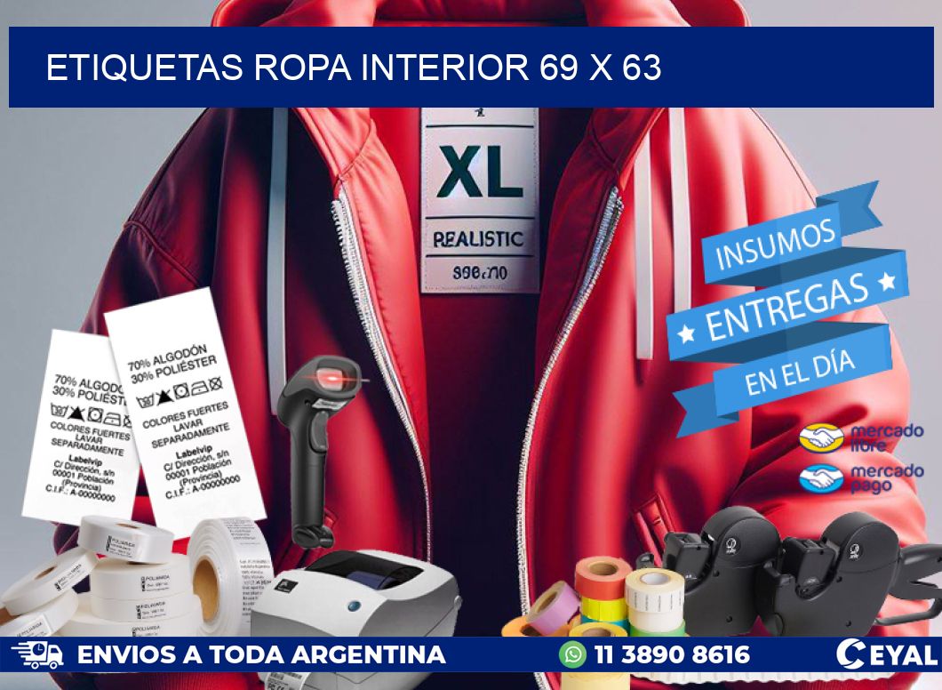 ETIQUETAS ROPA INTERIOR 69 x 63