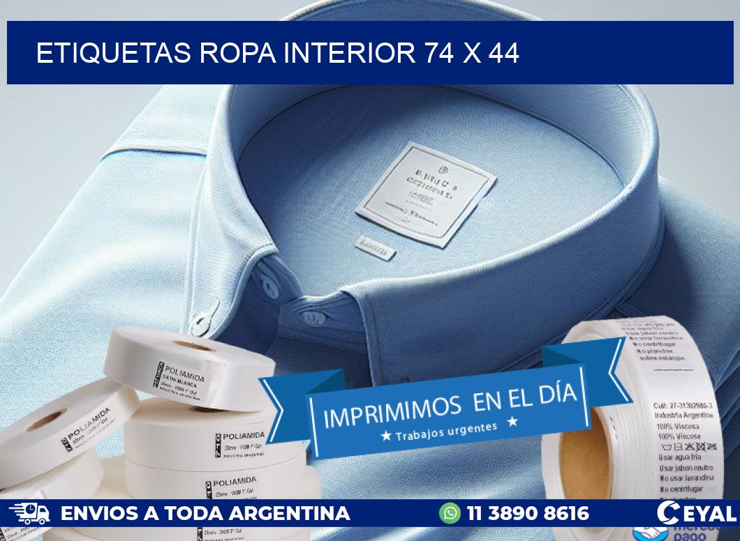 ETIQUETAS ROPA INTERIOR 74 x 44