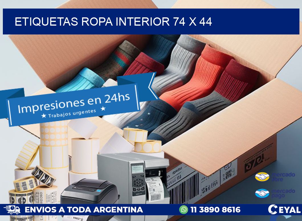 ETIQUETAS ROPA INTERIOR 74 x 44