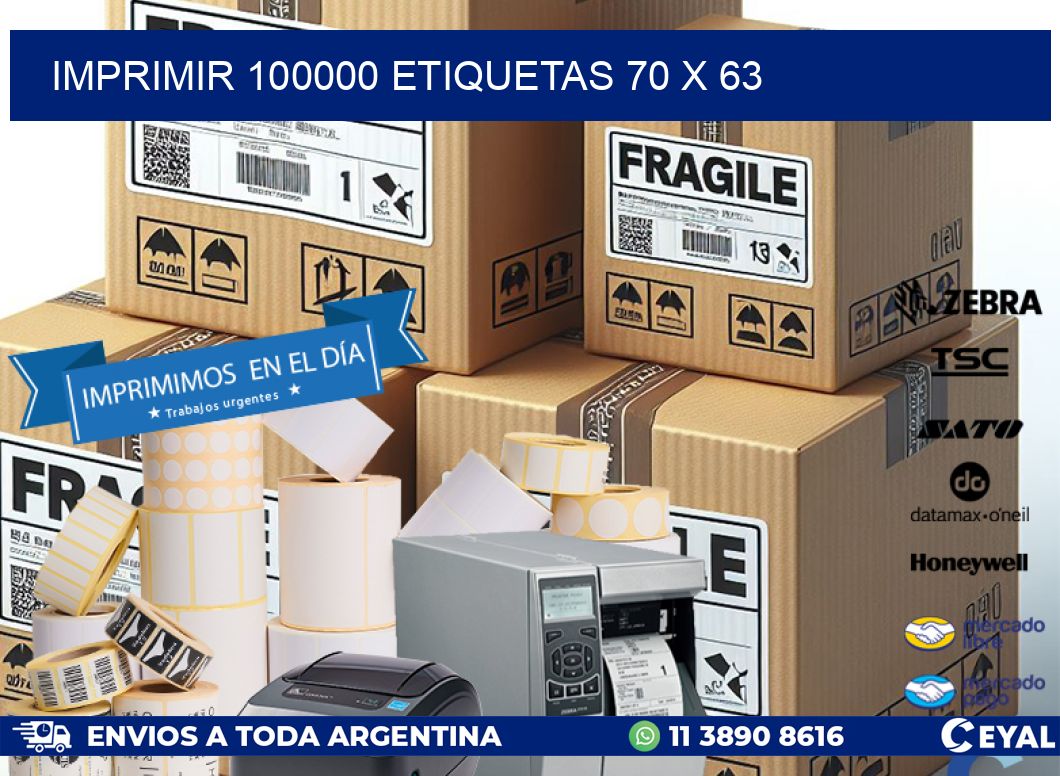 IMPRIMIR 100000 ETIQUETAS 70 x 63