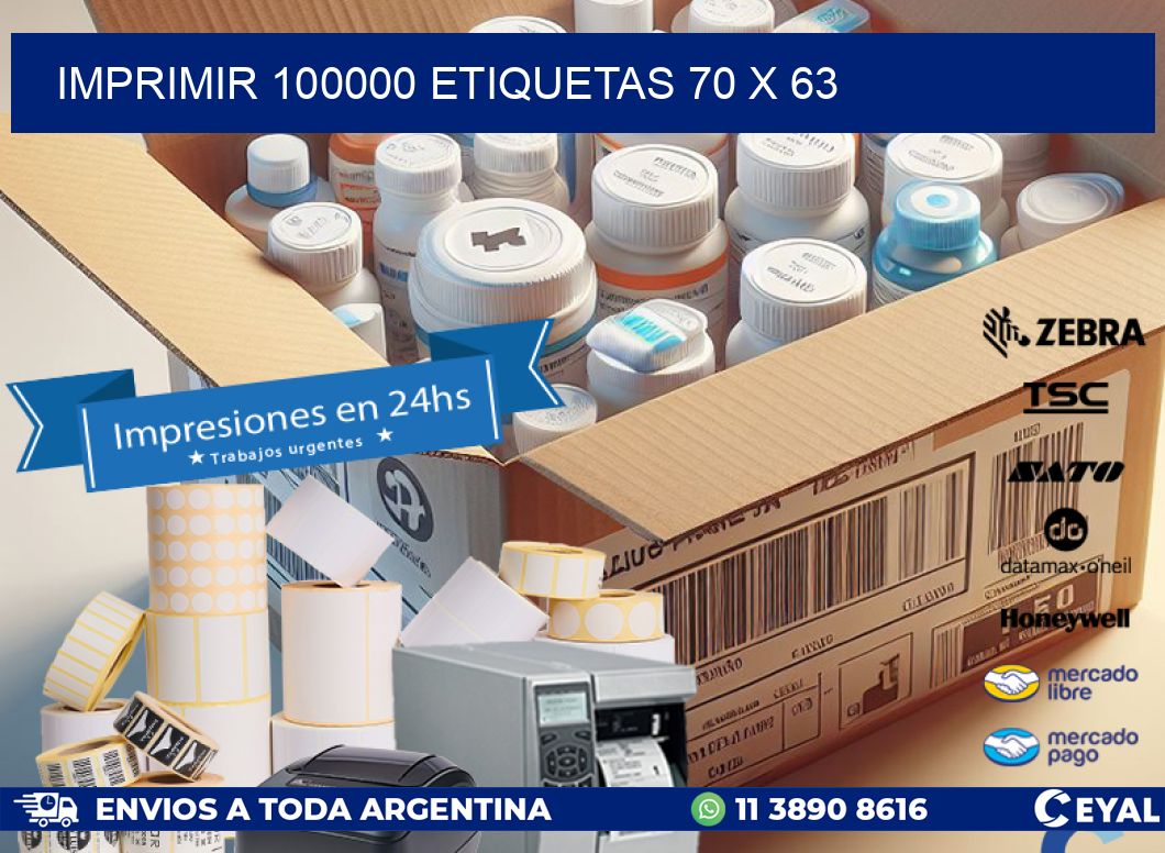 IMPRIMIR 100000 ETIQUETAS 70 x 63