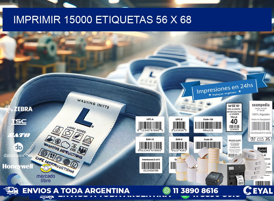 IMPRIMIR 15000 ETIQUETAS 56 x 68