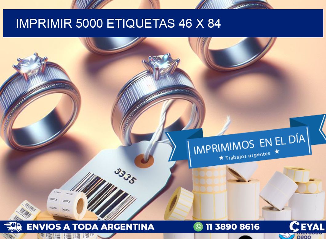 IMPRIMIR 5000 ETIQUETAS 46 x 84