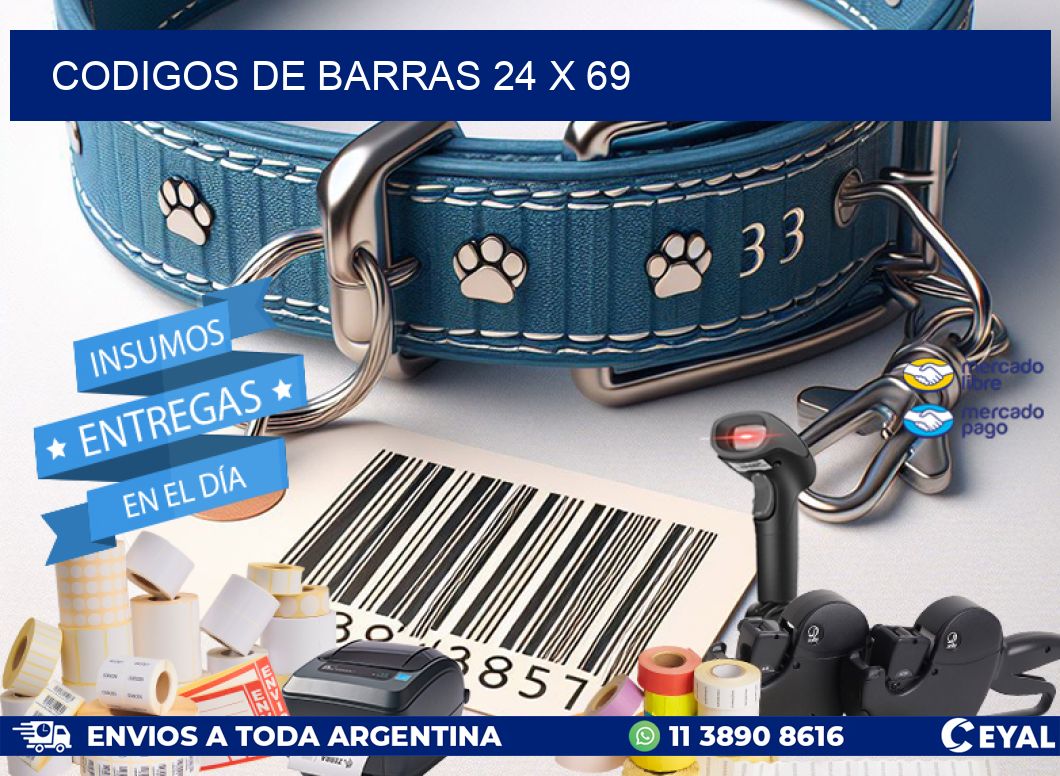 codigos de barras 24 x 69