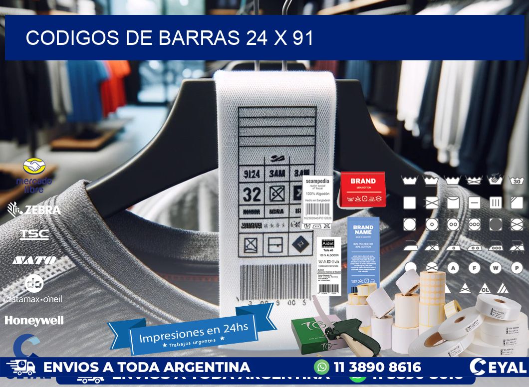 codigos de barras 24 x 91