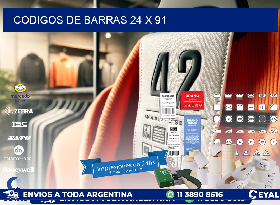 codigos de barras 24 x 91