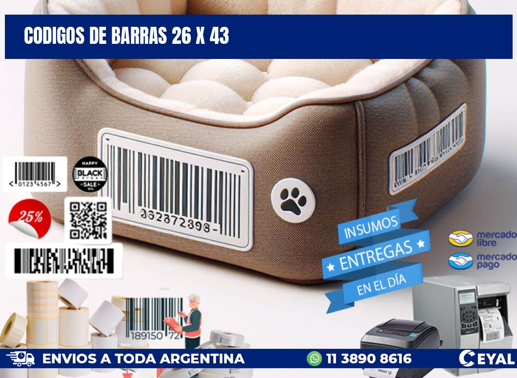 codigos de barras 26 x 43